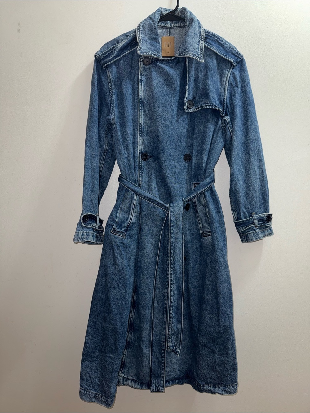 GAP Denim Icon Trench Coat